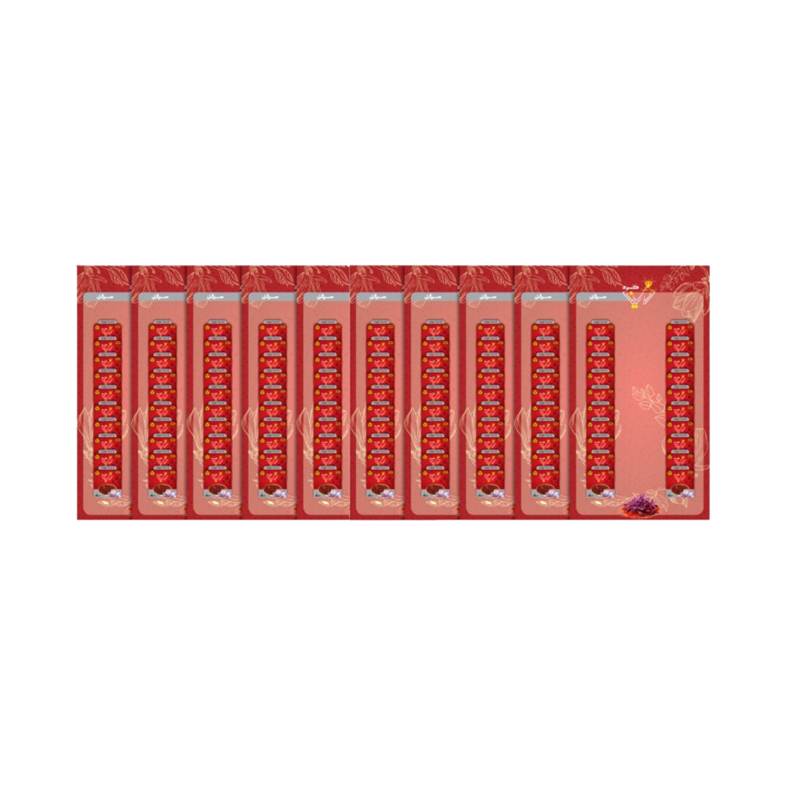 10 استند(200 پاکت) زعفران 0.2 گرم – سرگل
